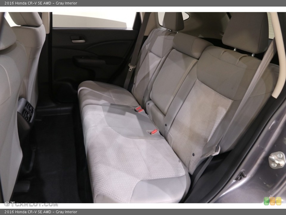 Gray Interior Rear Seat for the 2016 Honda CR-V SE AWD #142440145