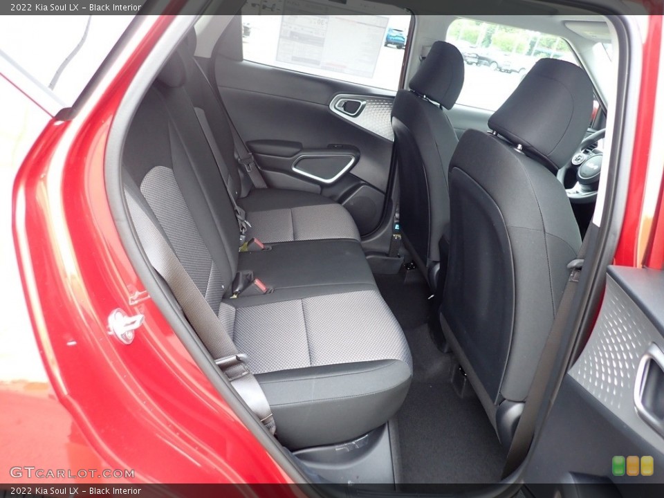 Black Interior Rear Seat for the 2022 Kia Soul LX #142440985