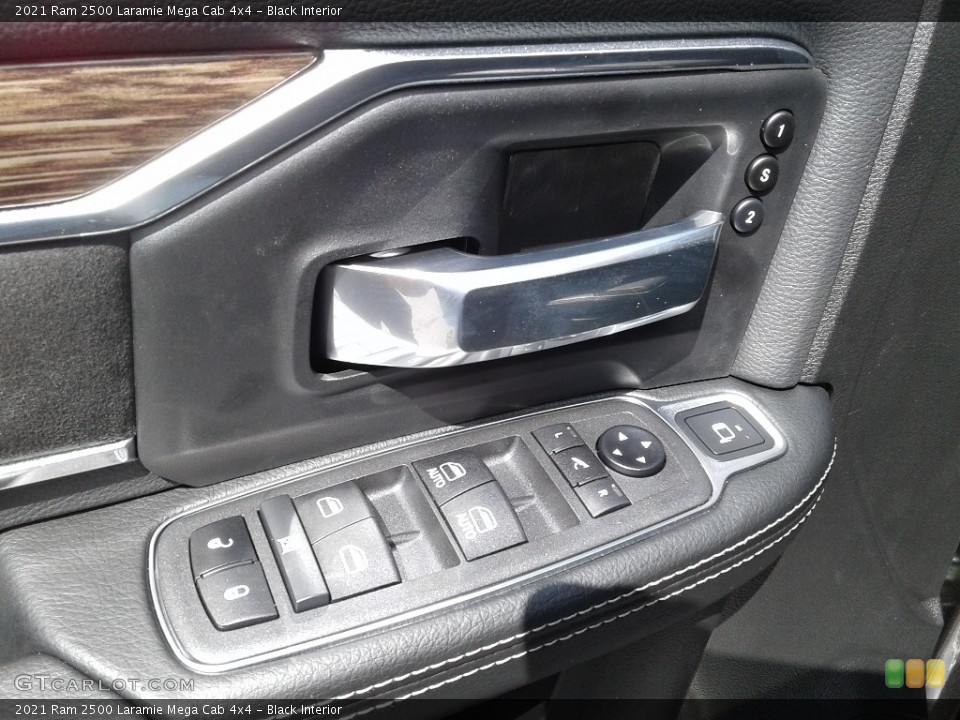 Black Interior Controls for the 2021 Ram 2500 Laramie Mega Cab 4x4 #142441726