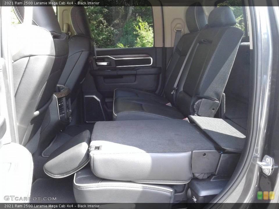 Black Interior Rear Seat for the 2021 Ram 2500 Laramie Mega Cab 4x4 #142441807