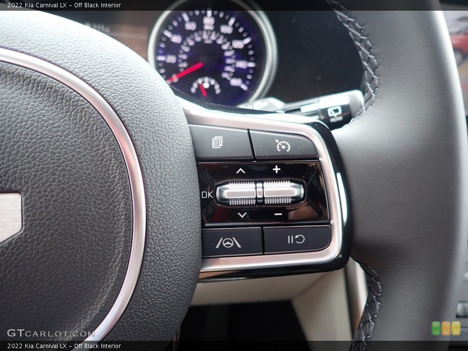 Off Black Interior Steering Wheel for the 2022 Kia Carnival LX #142442140