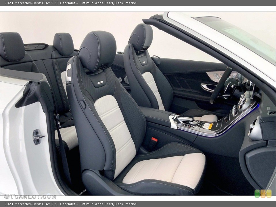 Platimun White Pearl/Black Interior Photo for the 2021 Mercedes-Benz C AMG 63 Cabriolet #142448595