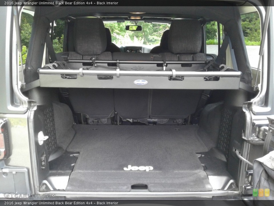 Black Interior Trunk for the 2016 Jeep Wrangler Unlimited Black Bear Edition 4x4 #142448883