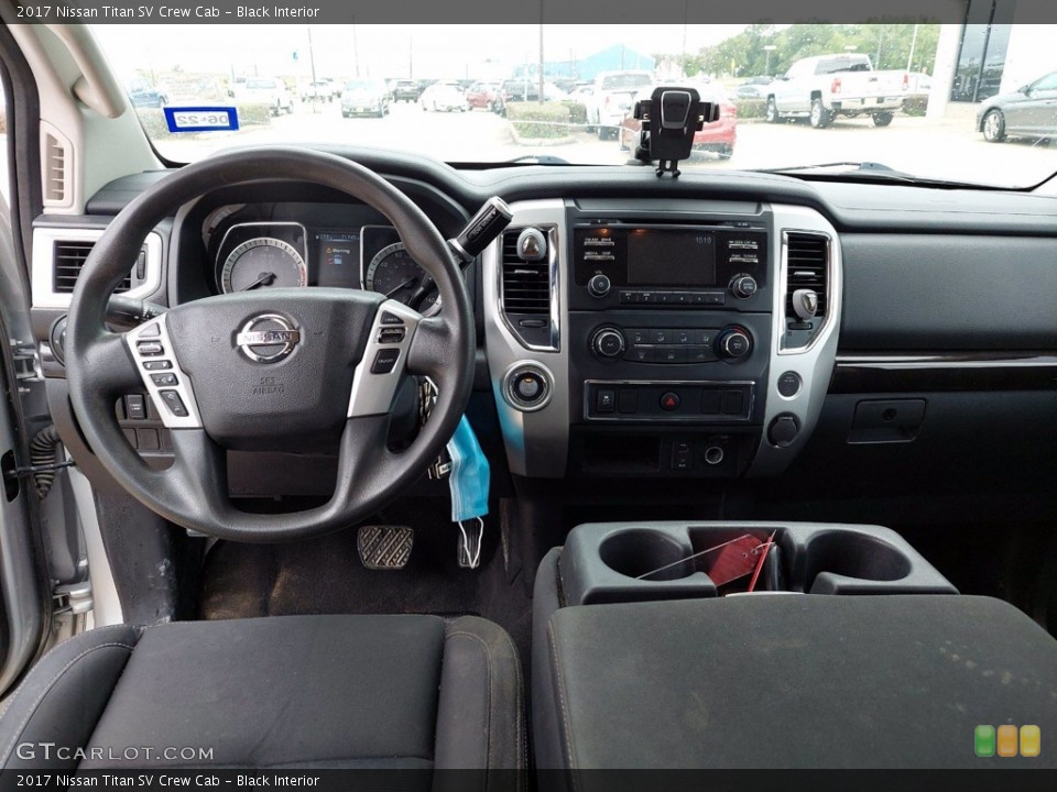 Black Interior Dashboard for the 2017 Nissan Titan SV Crew Cab #142450292