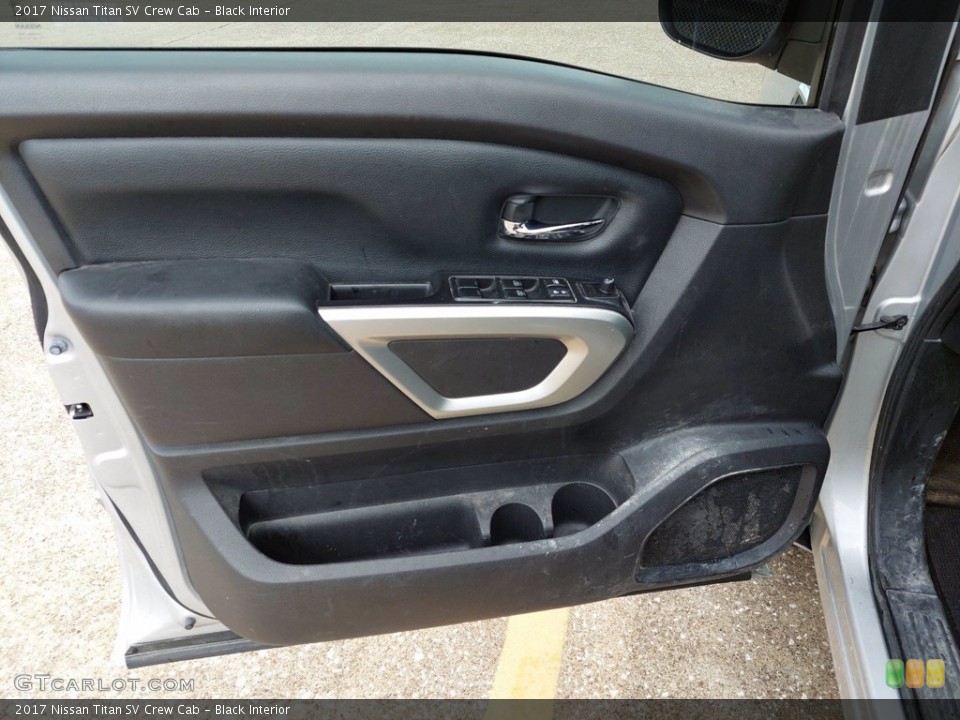 Black Interior Door Panel for the 2017 Nissan Titan SV Crew Cab #142450340