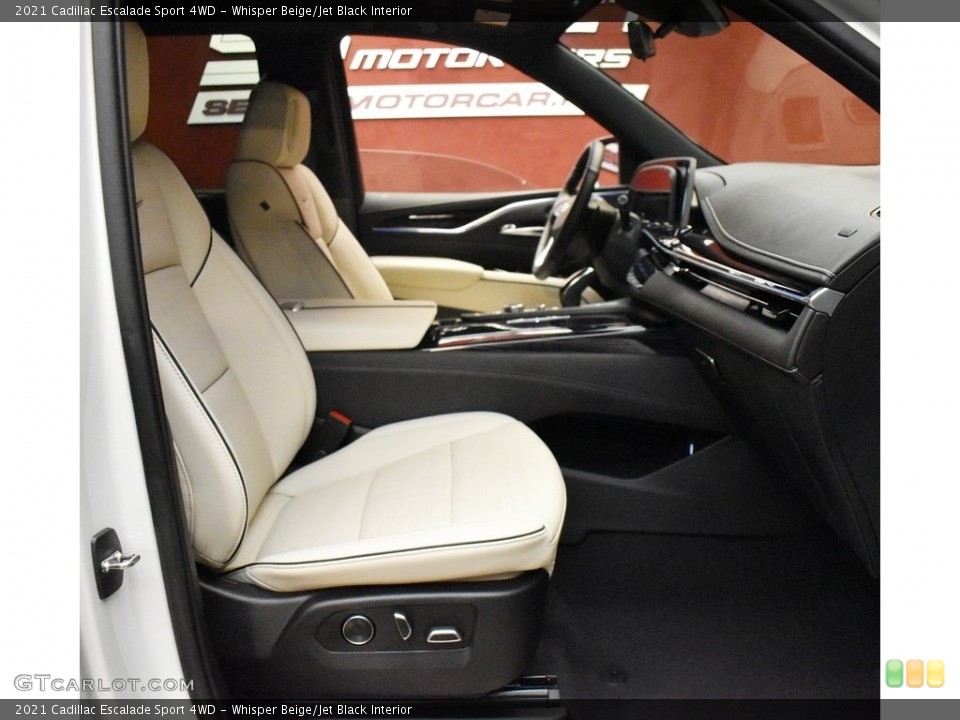Whisper Beige/Jet Black 2021 Cadillac Escalade Interiors