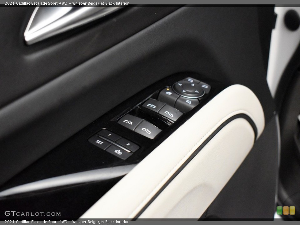 Whisper Beige/Jet Black Interior Controls for the 2021 Cadillac Escalade Sport 4WD #142457183