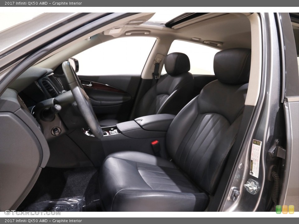 Graphite Interior Photo for the 2017 Infiniti QX50 AWD #142457324
