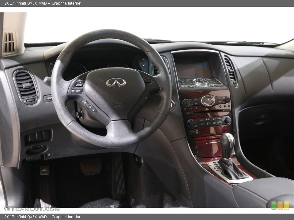Graphite Interior Dashboard for the 2017 Infiniti QX50 AWD #142457348