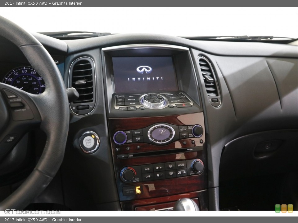 Graphite Interior Controls for the 2017 Infiniti QX50 AWD #142457414