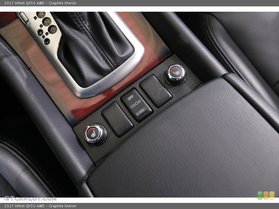 Graphite Interior Controls for the 2017 Infiniti QX50 AWD #142457573