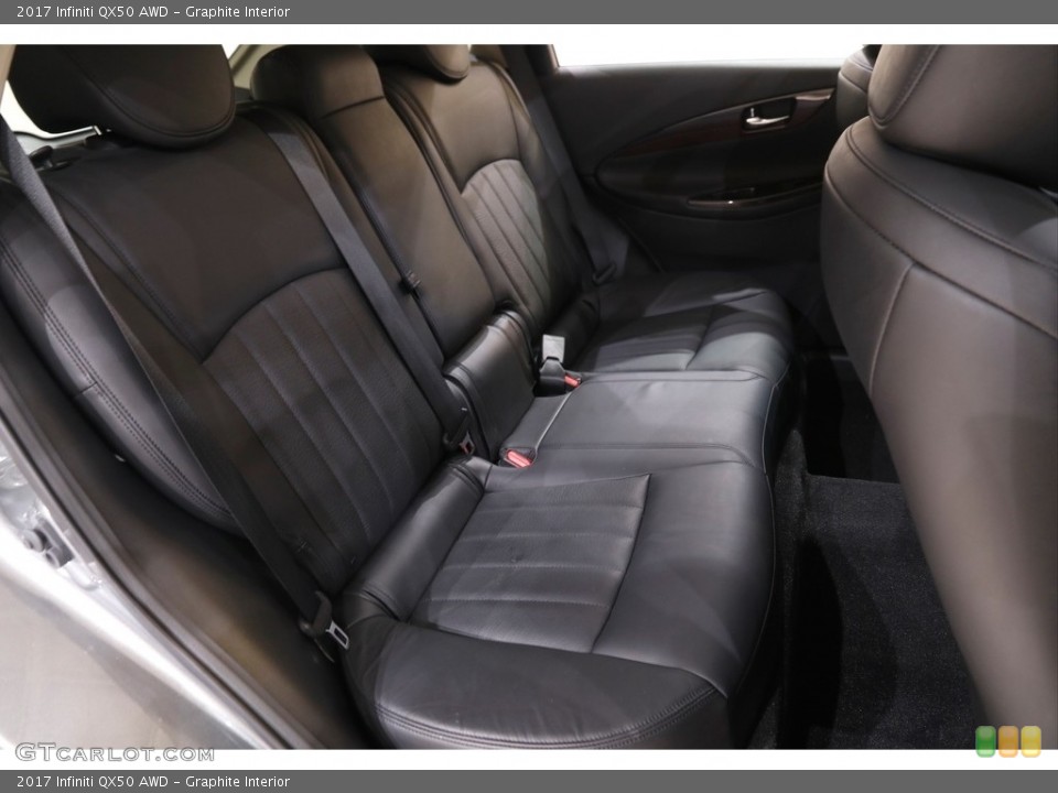 Graphite Interior Rear Seat for the 2017 Infiniti QX50 AWD #142457615
