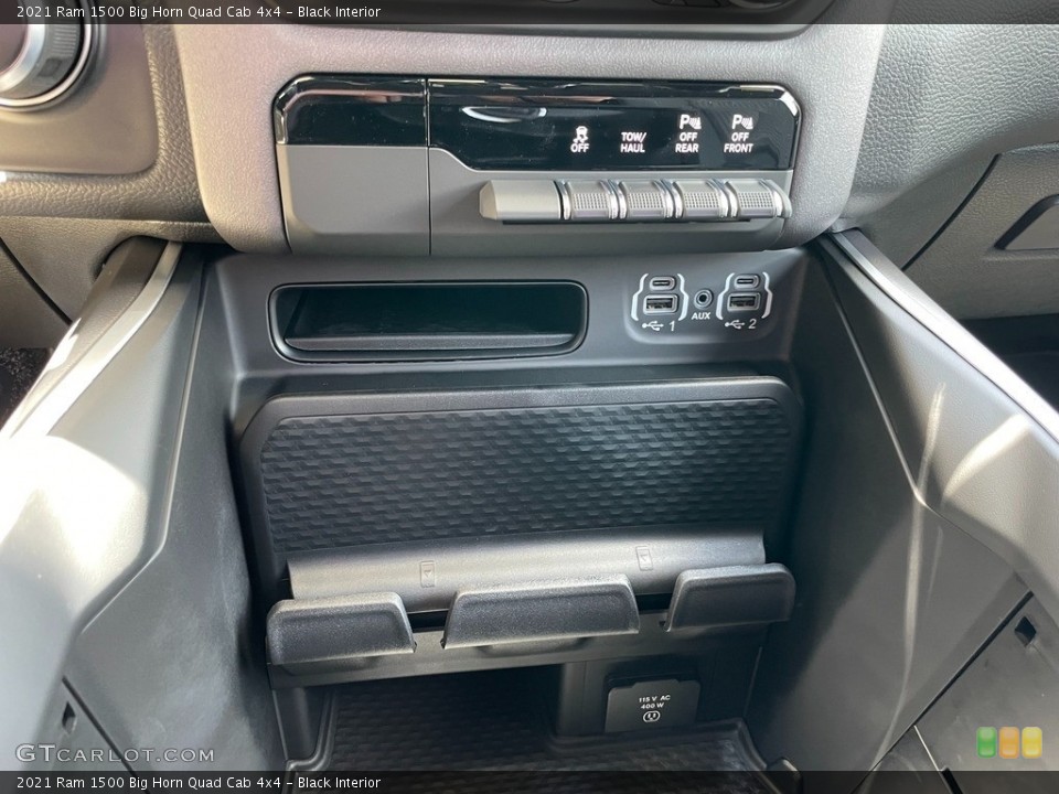 Black Interior Controls for the 2021 Ram 1500 Big Horn Quad Cab 4x4 #142458116
