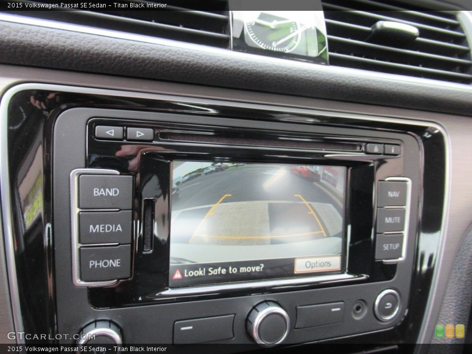 Titan Black Interior Controls for the 2015 Volkswagen Passat SE Sedan #142459111