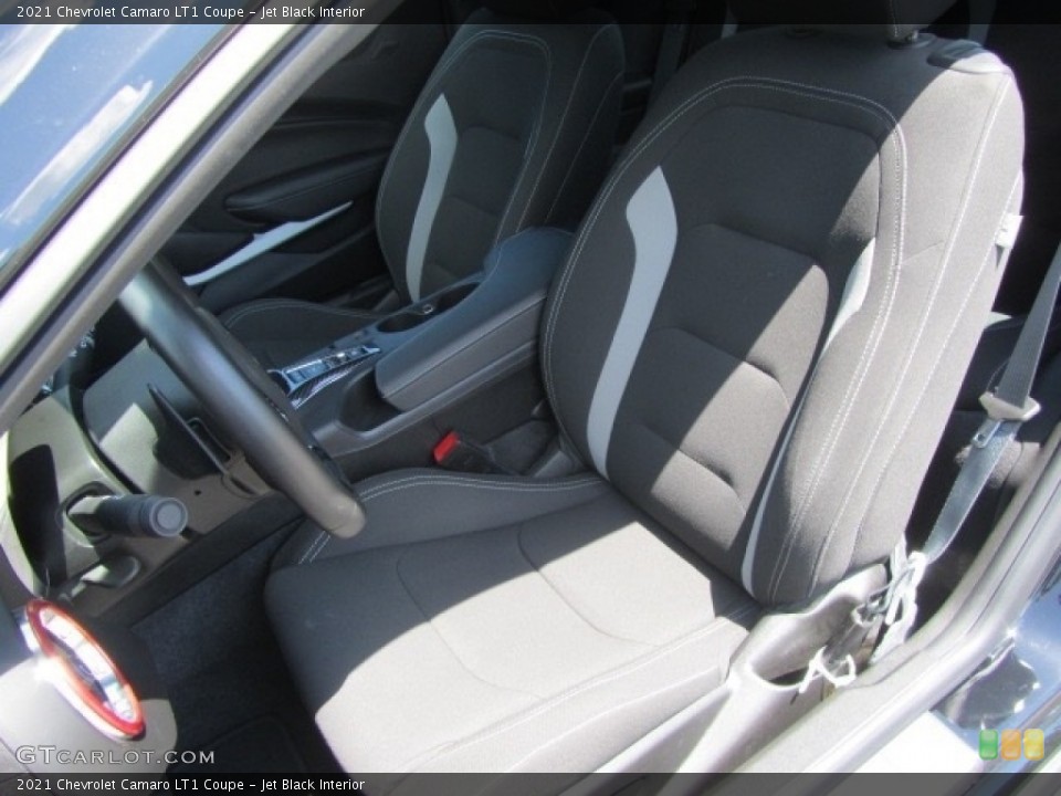 Jet Black Interior Front Seat for the 2021 Chevrolet Camaro LT1 Coupe #142461374