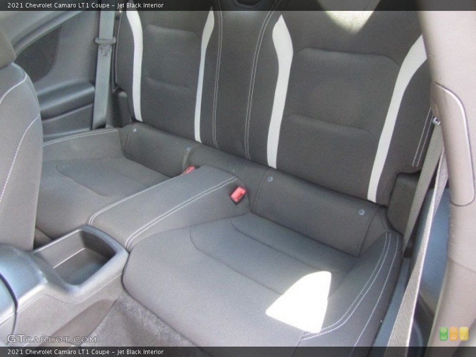 Jet Black Interior Rear Seat for the 2021 Chevrolet Camaro LT1 Coupe #142461383