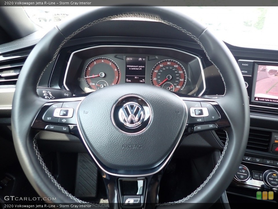 Storm Gray Interior Steering Wheel for the 2020 Volkswagen Jetta R-Line #142463060