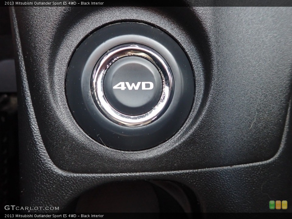 Black Interior Controls for the 2013 Mitsubishi Outlander Sport ES 4WD #142466567