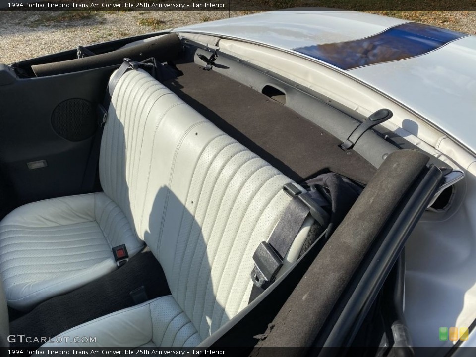 Tan Interior Rear Seat for the 1994 Pontiac Firebird Trans Am Convertible 25th Anniversary #142467092