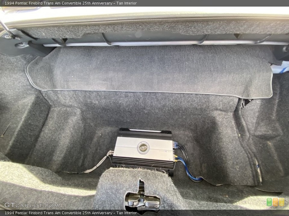 Tan Interior Trunk for the 1994 Pontiac Firebird Trans Am Convertible 25th Anniversary #142467116
