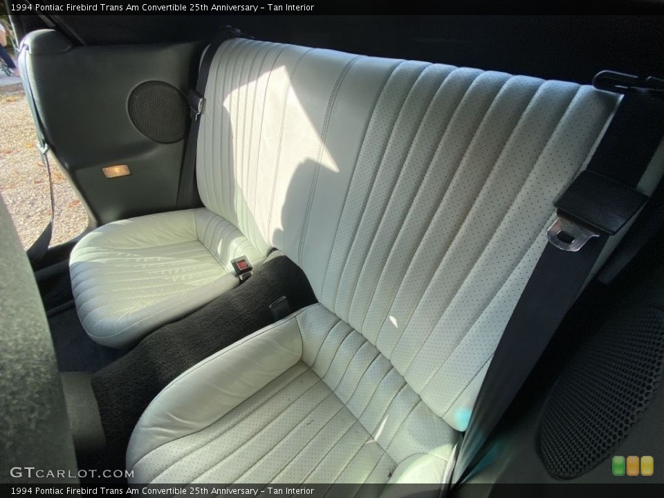 Tan Interior Rear Seat for the 1994 Pontiac Firebird Trans Am Convertible 25th Anniversary #142467425