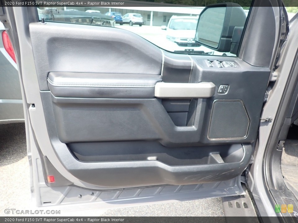 Raptor Black Interior Door Panel for the 2020 Ford F150 SVT Raptor SuperCab 4x4 #142468853