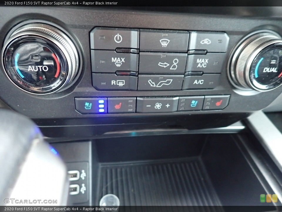 Raptor Black Interior Controls for the 2020 Ford F150 SVT Raptor SuperCab 4x4 #142468907