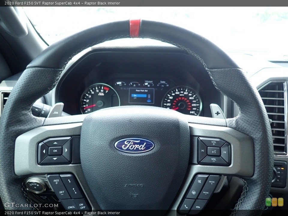 Raptor Black Interior Steering Wheel for the 2020 Ford F150 SVT Raptor SuperCab 4x4 #142469018