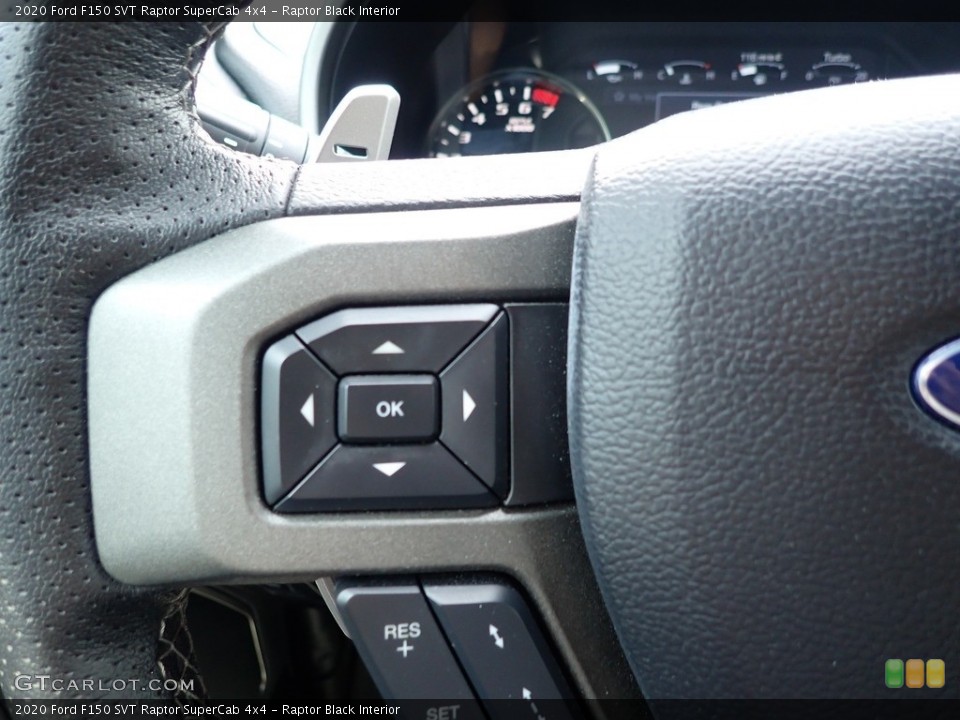 Raptor Black Interior Steering Wheel for the 2020 Ford F150 SVT Raptor SuperCab 4x4 #142469102