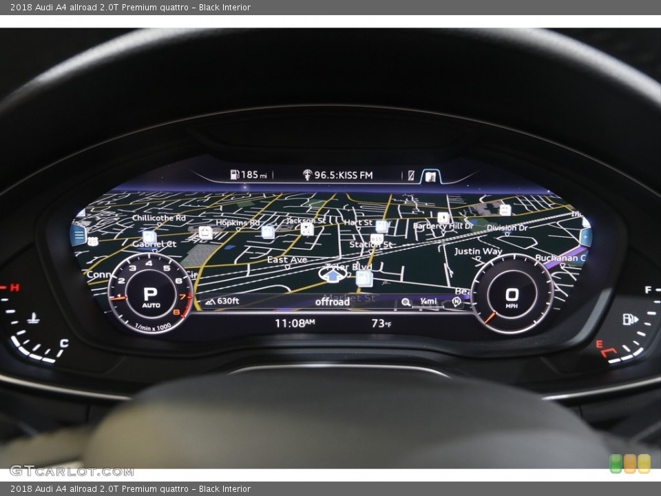 Black Interior Navigation for the 2018 Audi A4 allroad 2.0T Premium quattro #142470620