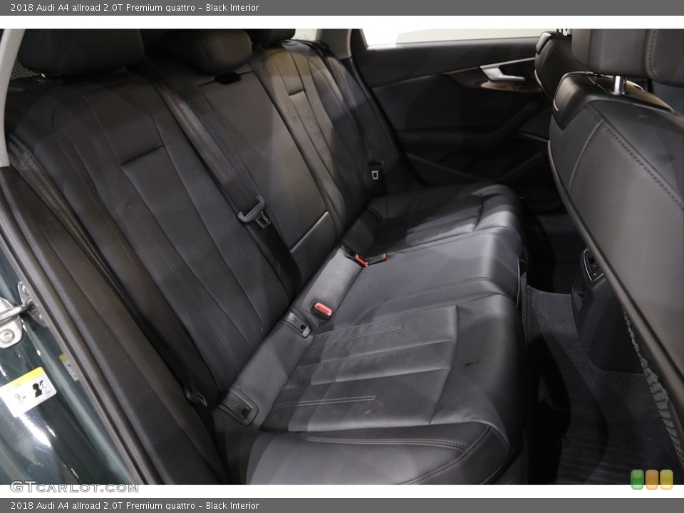 Black Interior Rear Seat for the 2018 Audi A4 allroad 2.0T Premium quattro #142470770