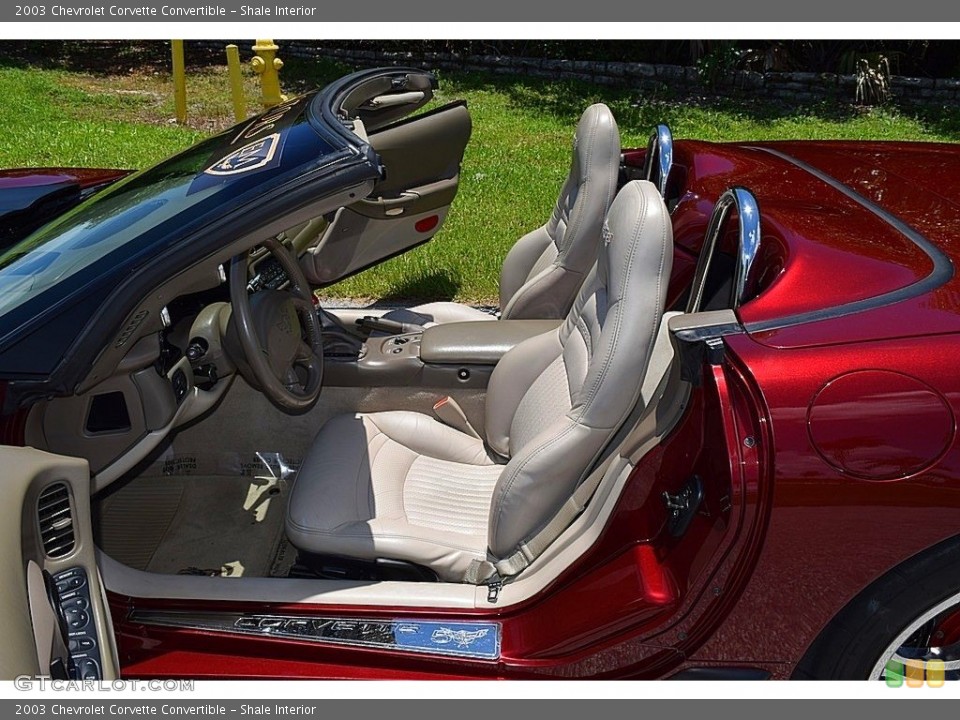 Shale Interior Front Seat for the 2003 Chevrolet Corvette Convertible #142473492