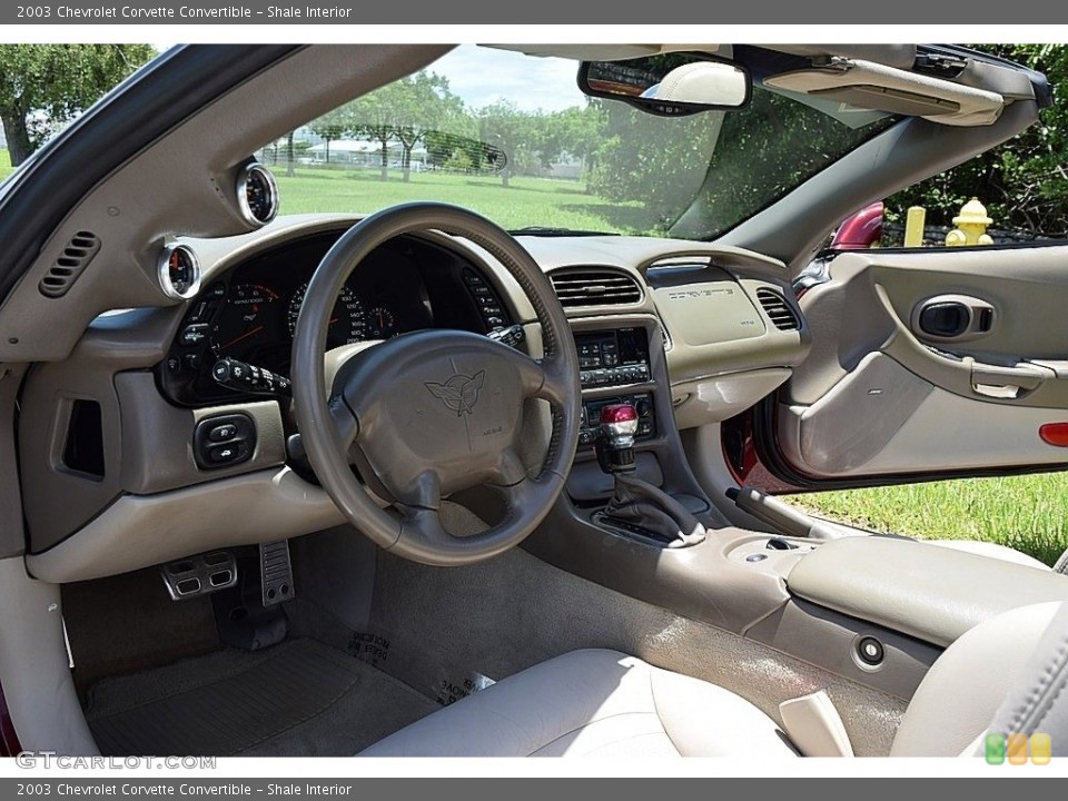 Shale Interior Photo for the 2003 Chevrolet Corvette Convertible #142473609