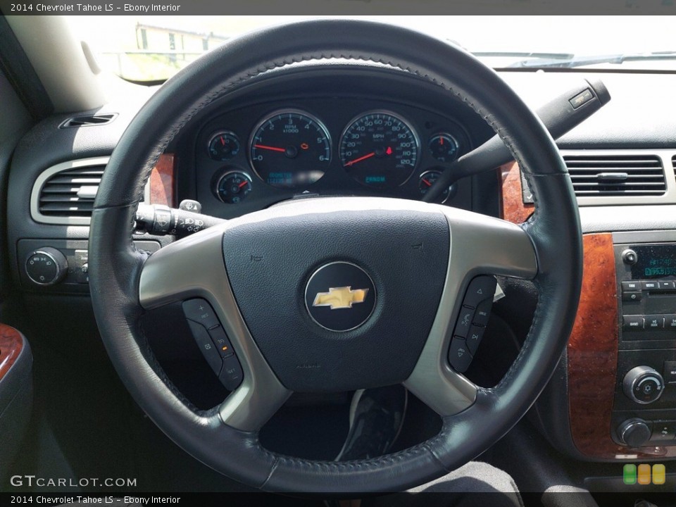 Ebony Interior Steering Wheel for the 2014 Chevrolet Tahoe LS #142474866