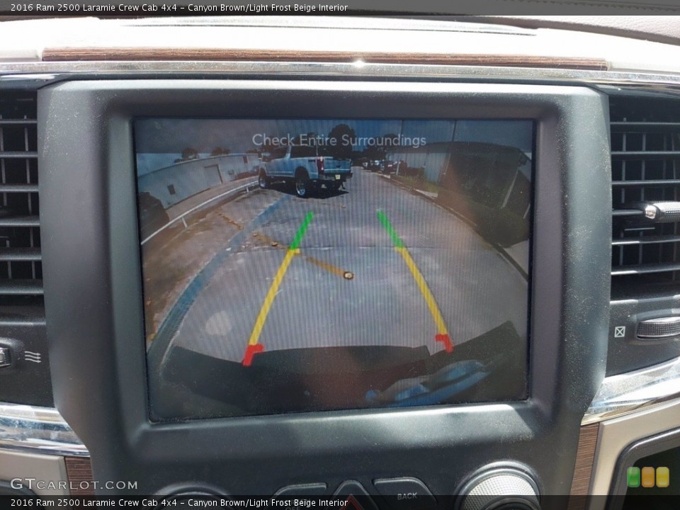 Canyon Brown/Light Frost Beige Interior Controls for the 2016 Ram 2500 Laramie Crew Cab 4x4 #142475928