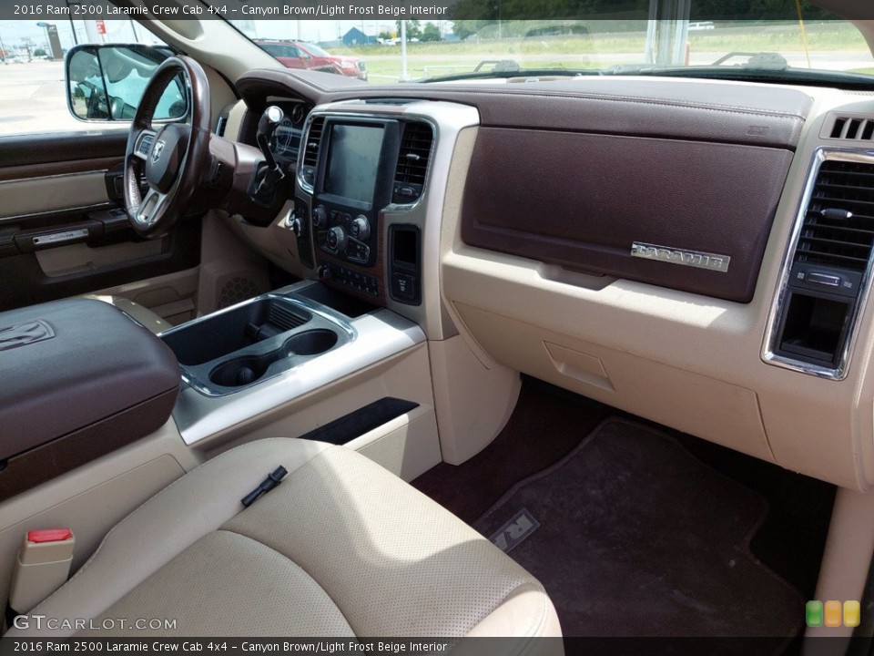 Canyon Brown/Light Frost Beige 2016 Ram 2500 Interiors