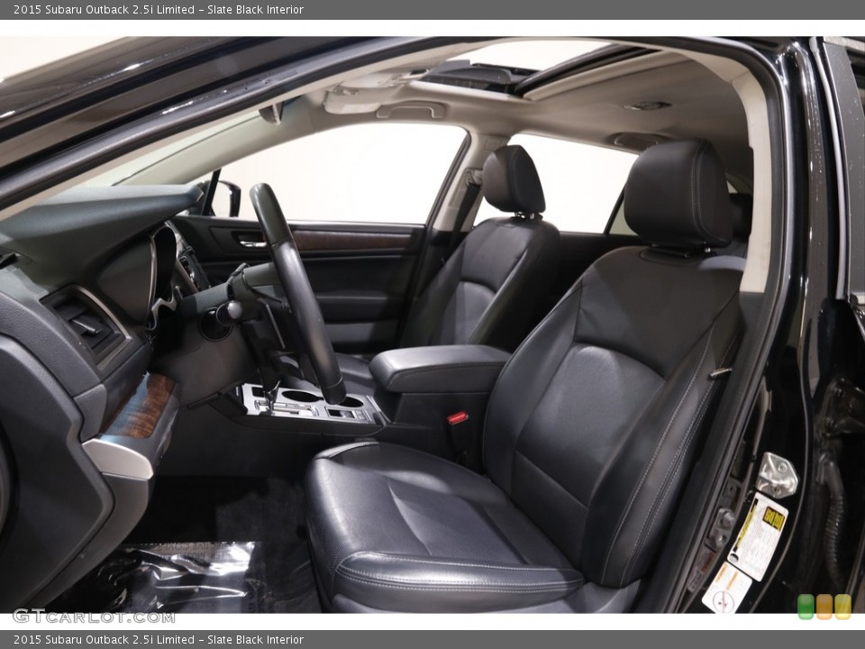 Slate Black Interior Front Seat for the 2015 Subaru Outback 2.5i Limited #142477116