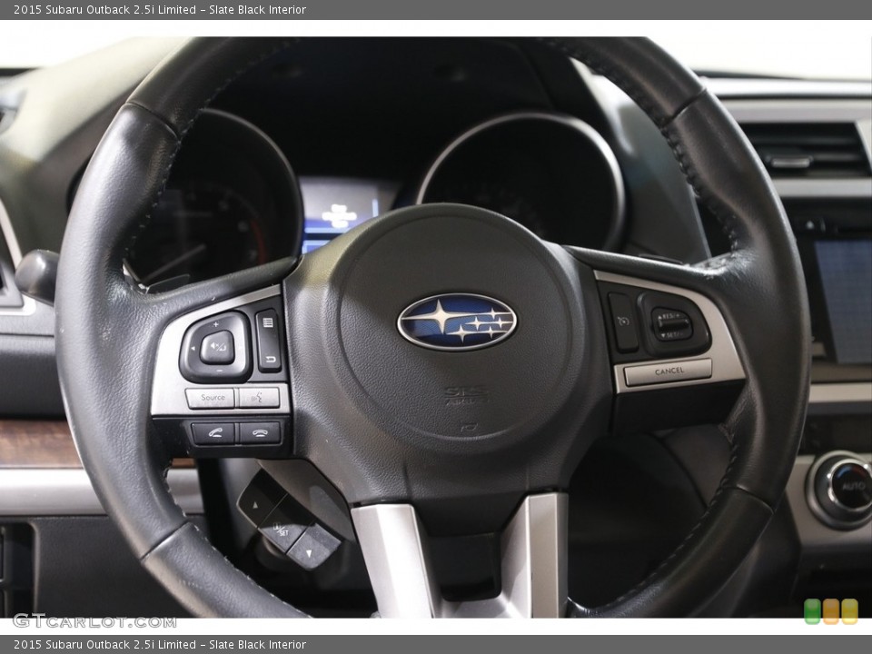 Slate Black Interior Steering Wheel for the 2015 Subaru Outback 2.5i Limited #142477149