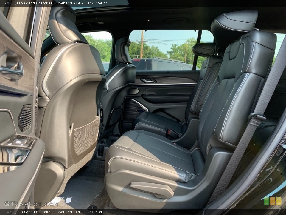 Black Interior Rear Seat for the 2021 Jeep Grand Cherokee L Overland 4x4 #142477244