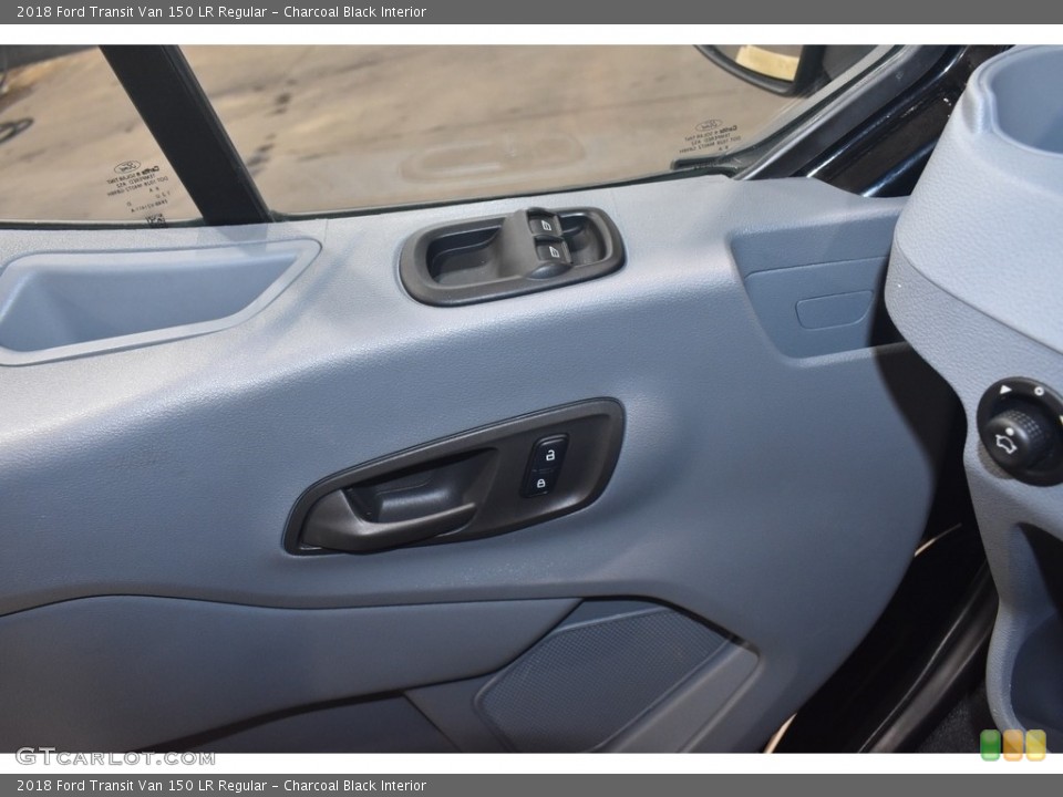 Charcoal Black Interior Door Panel for the 2018 Ford Transit Van 150 LR Regular #142478214