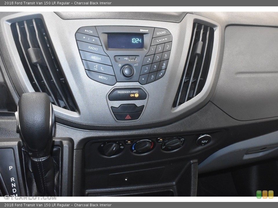 Charcoal Black Interior Controls for the 2018 Ford Transit Van 150 LR Regular #142478250