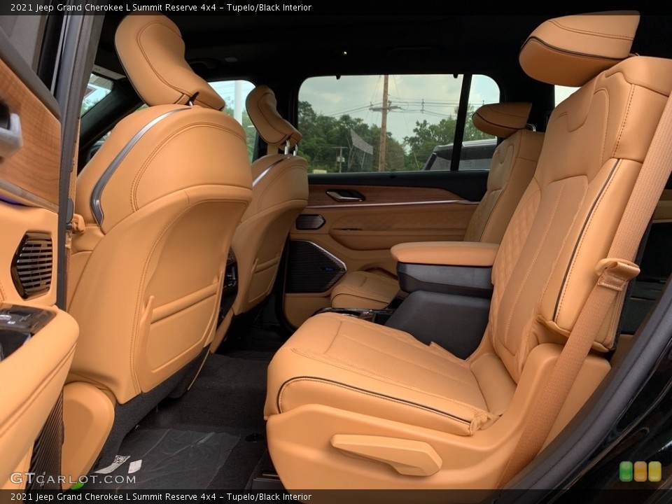 Tupelo/Black Interior Rear Seat for the 2021 Jeep Grand Cherokee L Summit Reserve 4x4 #142478328