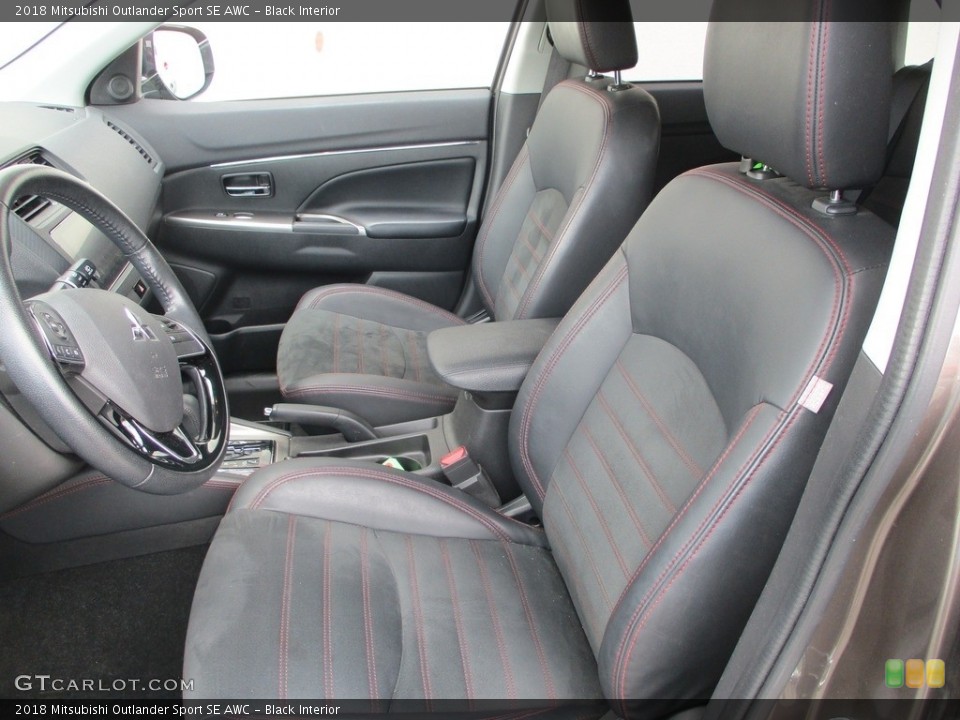 Black Interior Front Seat for the 2018 Mitsubishi Outlander Sport SE AWC #142479550