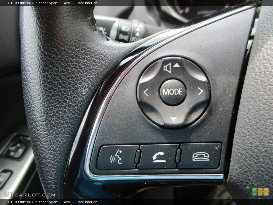 Black Interior Steering Wheel for the 2018 Mitsubishi Outlander Sport SE AWC #142479699