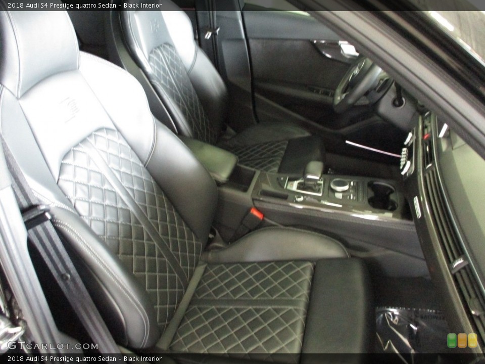 Black Interior Front Seat for the 2018 Audi S4 Prestige quattro Sedan #142483433