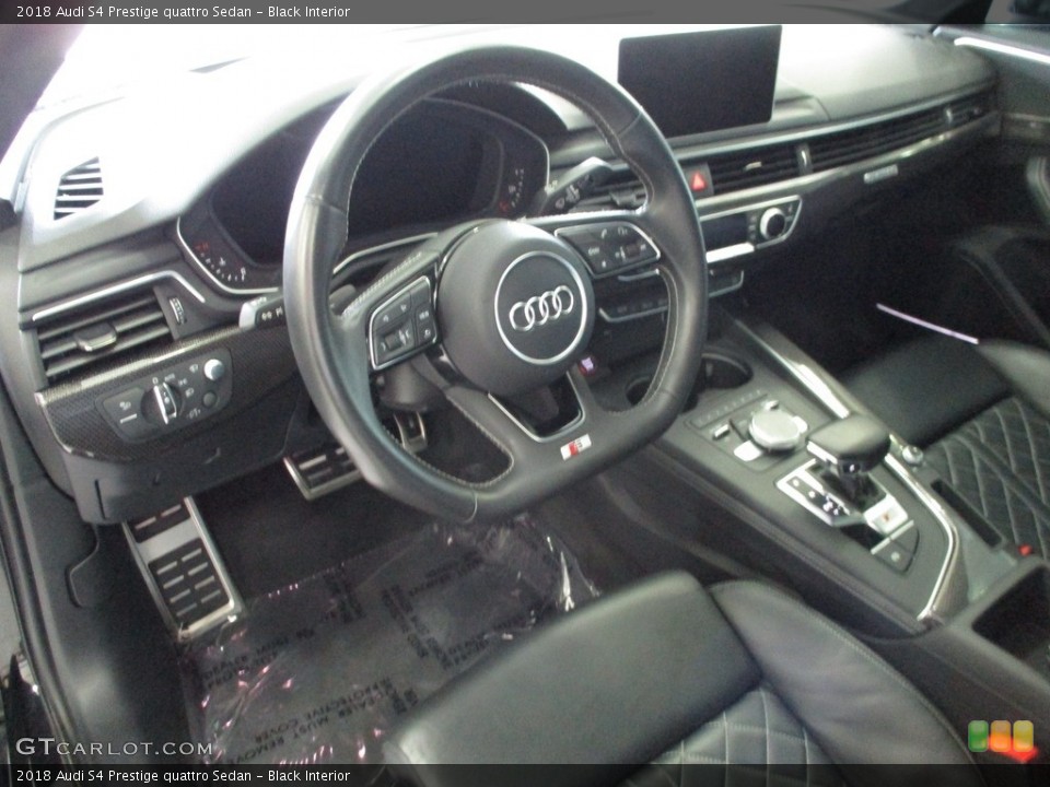 Black Interior Photo for the 2018 Audi S4 Prestige quattro Sedan #142483502
