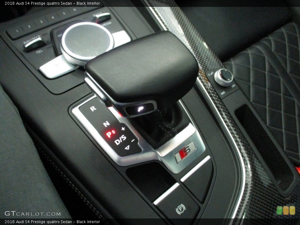 Black Interior Transmission for the 2018 Audi S4 Prestige quattro Sedan #142483589