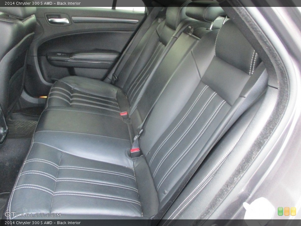 Black Interior Rear Seat for the 2014 Chrysler 300 S AWD #142485189