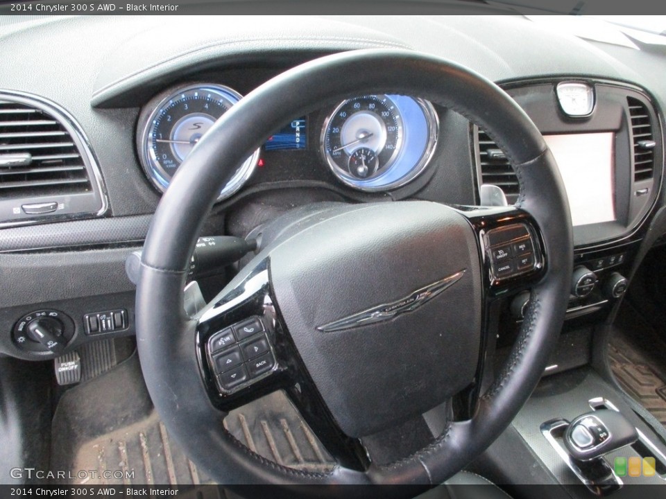 Black Interior Steering Wheel for the 2014 Chrysler 300 S AWD #142485218
