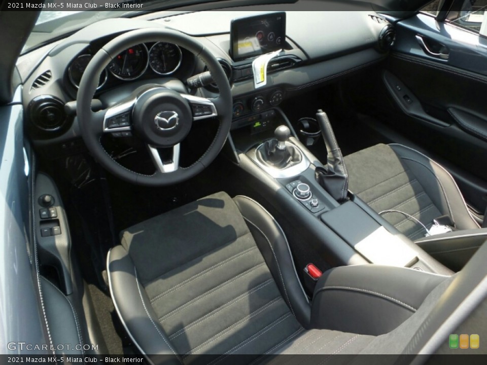 Black 2021 Mazda MX-5 Miata Interiors